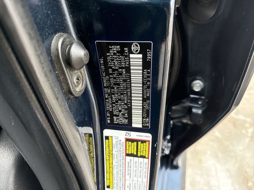 2020 Toyota Camry Hybrid Hybrid XLE