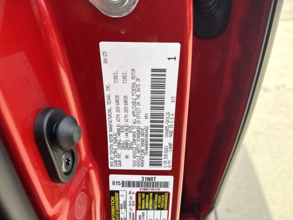 2025 Toyota Sequoia Limited