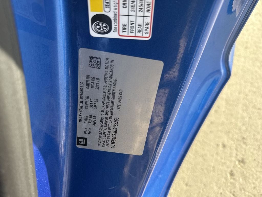 2016 Chevrolet Camaro 1LT