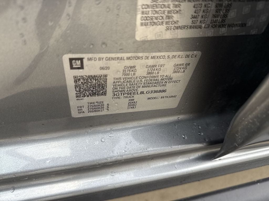 2020 GMC Sierra 1500 AT4