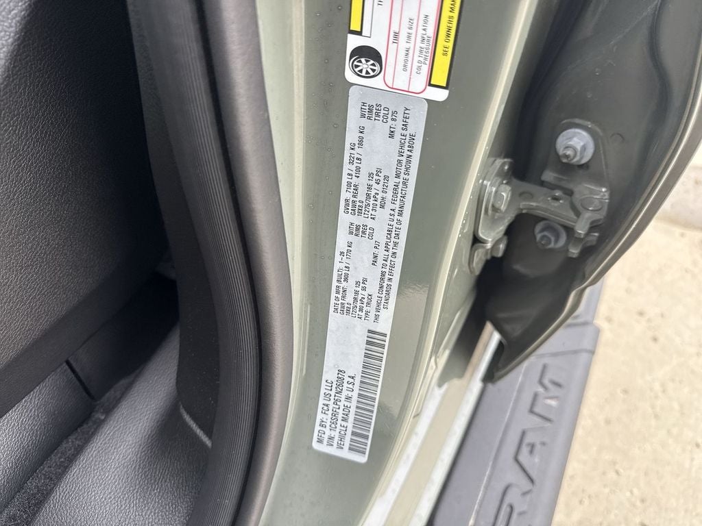 2026 RAM Ram 1500 RAM 1500 REBEL CREW CAB 4X4 5'7' BOX