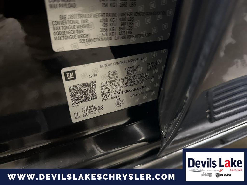 2021 Chevrolet Silverado 1500 4WD Crew Cab Short Bed LT Trail Boss