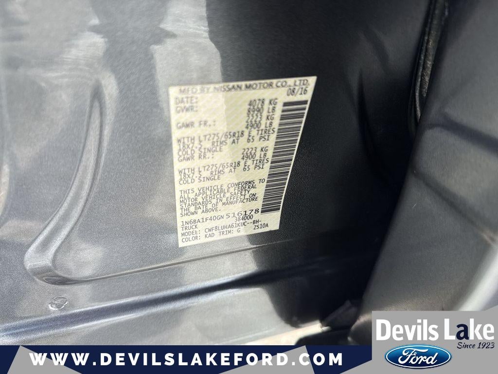 2016 Nissan TITAN XD PRO-4X Diesel