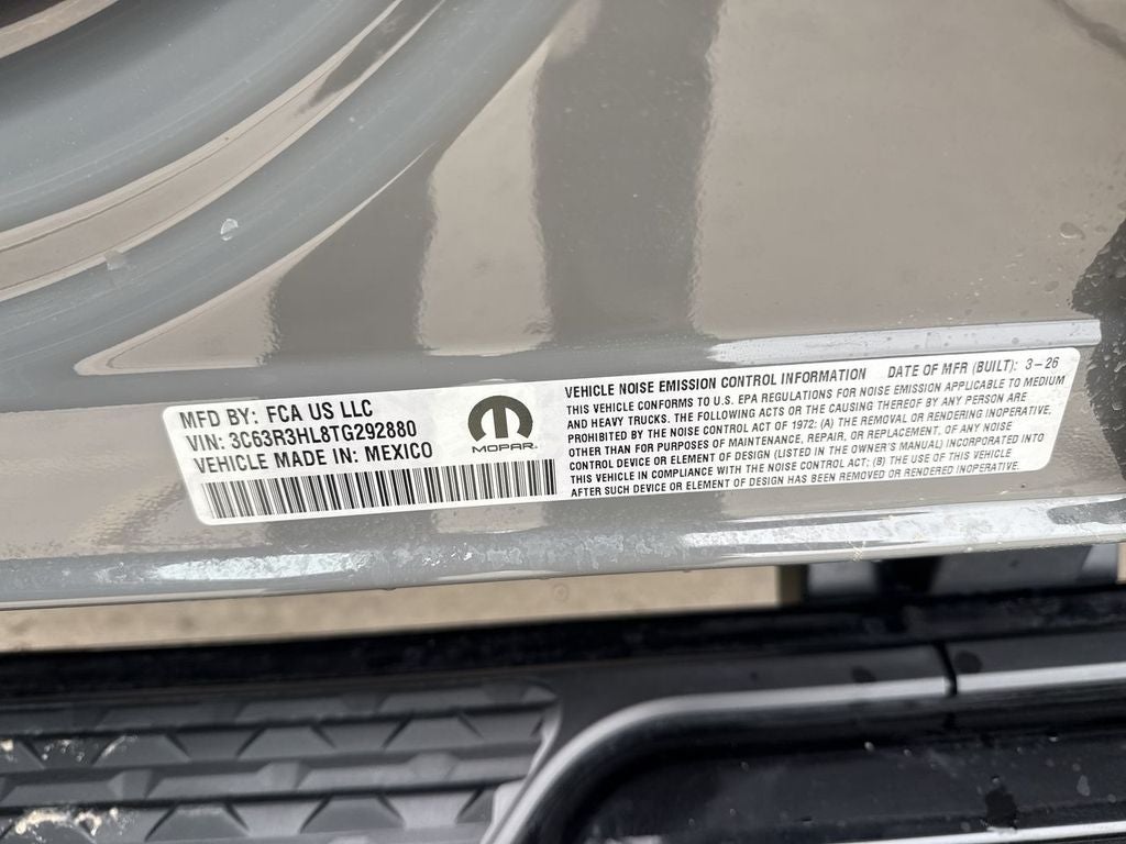 2026 RAM Ram 3500 RAM 3500 BIG HORN CREW CAB 4X4 8' BOX