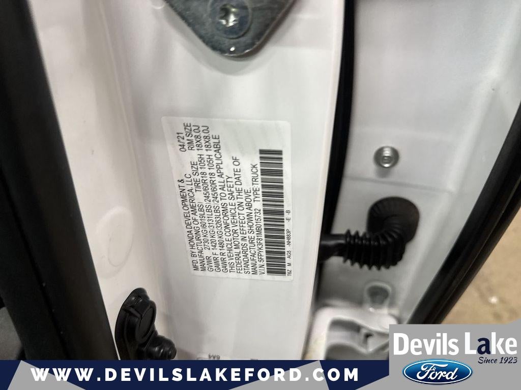 2021 Honda Ridgeline Black Edition