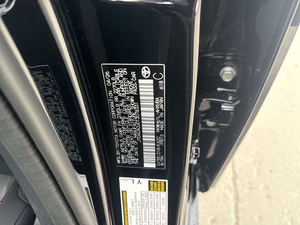 2026 Toyota Prius Plug-in Hybrid XSE Premium