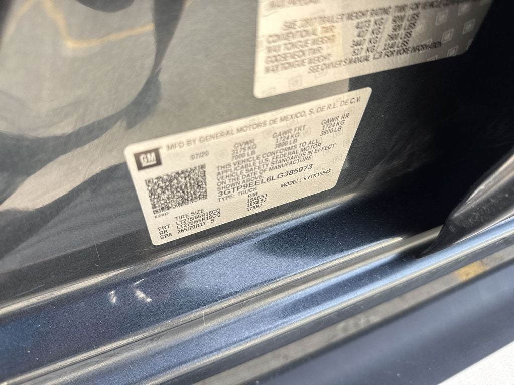 2020 GMC Sierra 1500 AT4